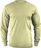 Soil Resistance Long Sleeve Tee OEM Antimicrobial Function Blank Tee Custom Kind Of Printing T Shirt