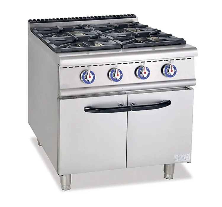 Ce Certification Electric Or Gas Oven 4 Burners Heavy Duty