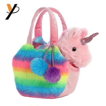 stuffed unicorn purse