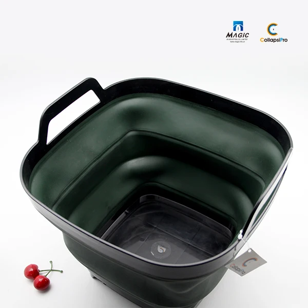 10.5L Collapsible Plastic Bucket