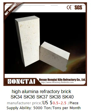 alumina-silicon carbide-carbon refractory brick used for ladle and tpc