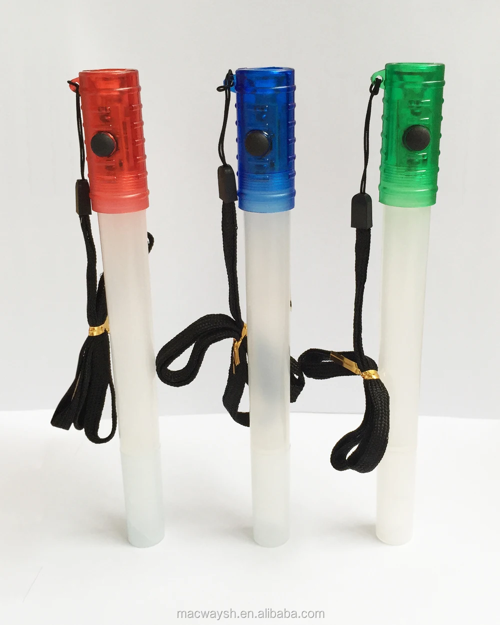 2018 Led Glow Stick Whistle Flashlight Flasher Flashing Stick Led Stick