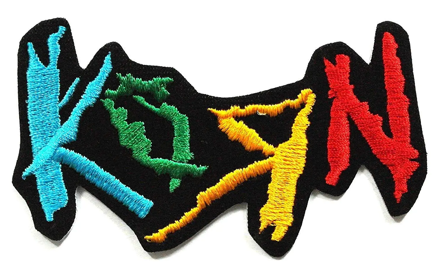 KORN001 - KORN Patch - Heavy Metal Patches, Applique Embroidered Patches - Iron on Patches - Rock Band Patches - Band Patches Metal - Logo Patches - Music Band Patches - KORN Patches