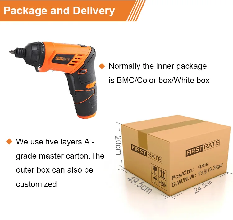 3.6v Revolver Cordless Electric Torque Screwdriver Sets Adjustable