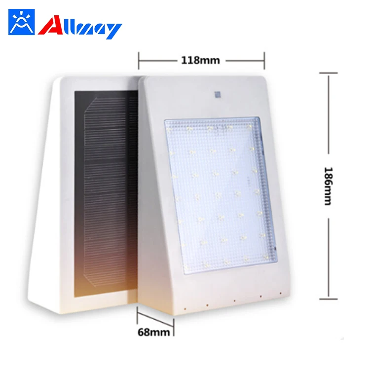 High Powered Garden Wall Lighting Motion Sensor Street Led Solar Outdoor Light With