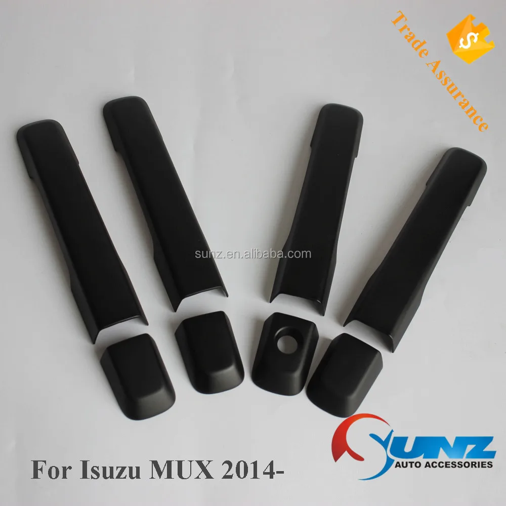 Abs Plastic Door Handle Cover Black For Mux 2014 Handle Cover Protector
