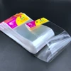OPP material plastic gift packaging bag with hook header card opp bag