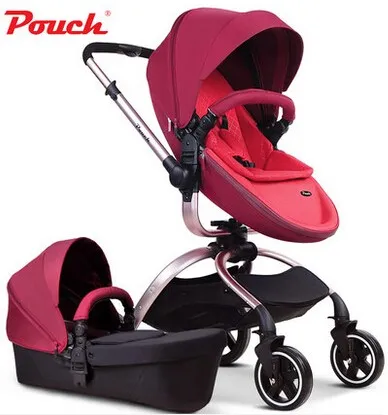 Travel System, High Landscape Baby Stroller/Pram, Folding Baby EGG Stroller