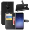 Luxury Cell Phone Flip PU Leather Wallet Phone Case for Samsung Galaxy S9