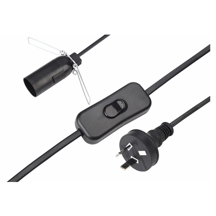 Australian Saa Approval E14 E27 Lamp Holder Power Extension Cable Salt