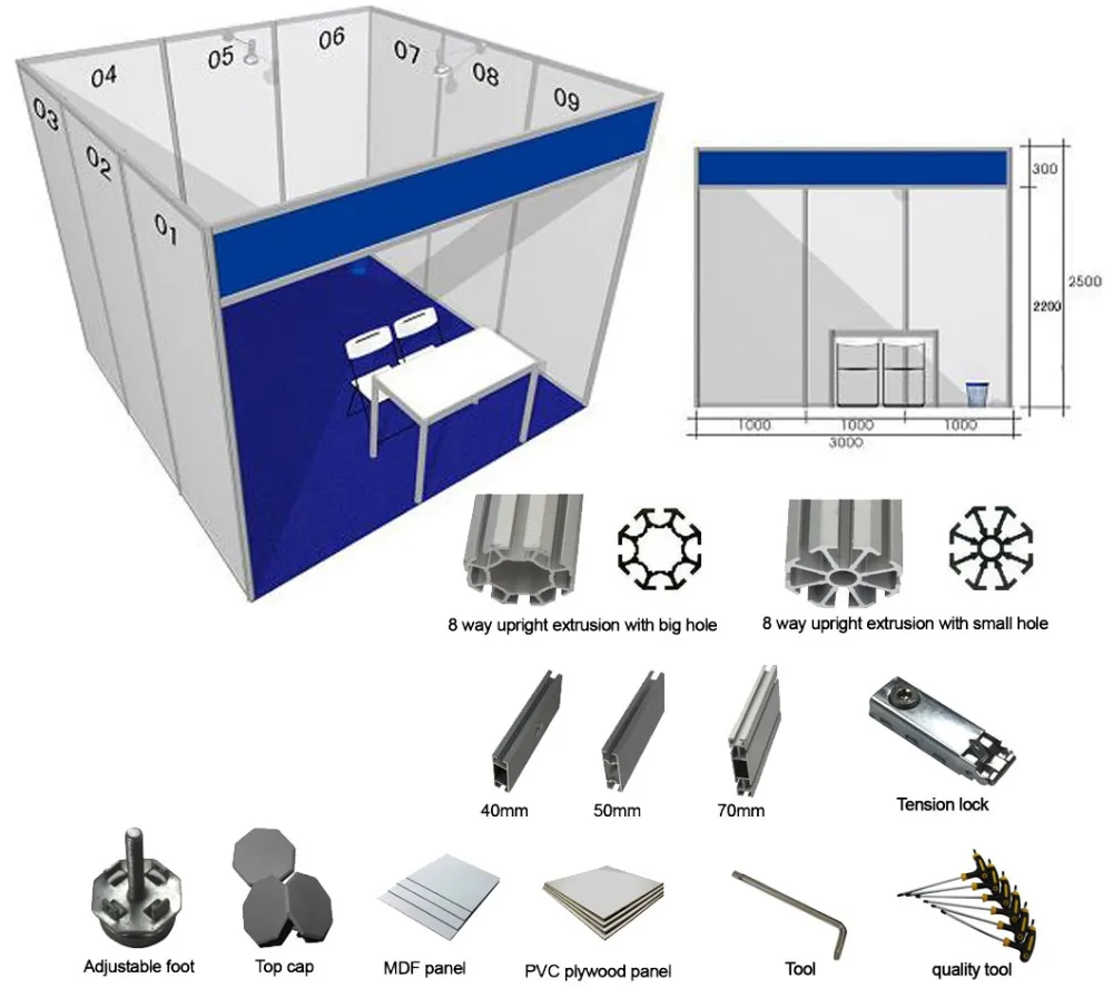 Aluminium Portable Exhibition Booth System Panel - Buy Exhibition Booth ...