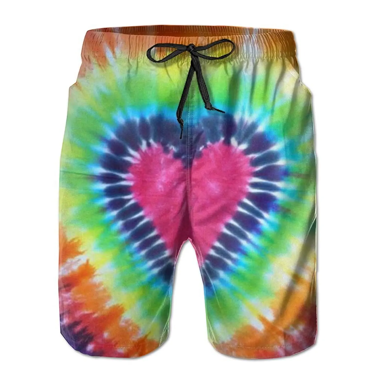 tie dye sweat shorts mens
