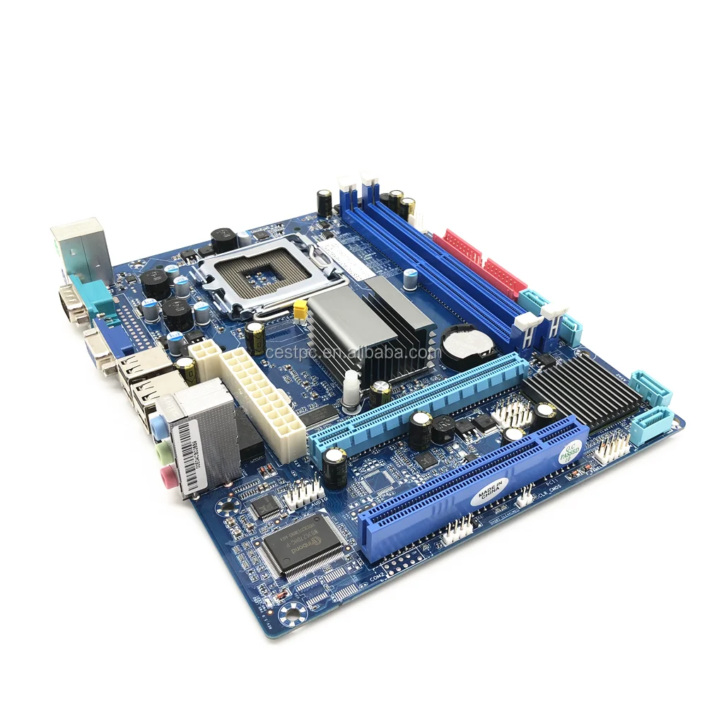 Intel G41 LGA775 Socket 2 Isa Slots 2 Serial COM Industrial Motherboard