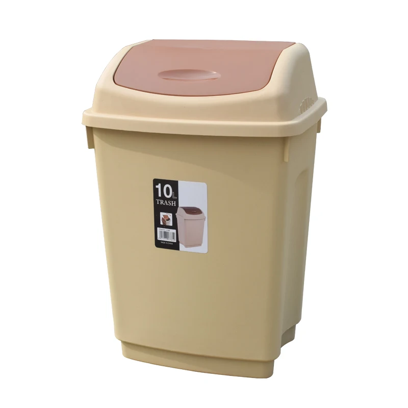 Lihao 10l 15l Plastic Waste Bin Guaranteed Quality Household Waste Bin