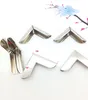 Silver metal wrap angle 3CM long handbag / book / box of corn metal corner protection