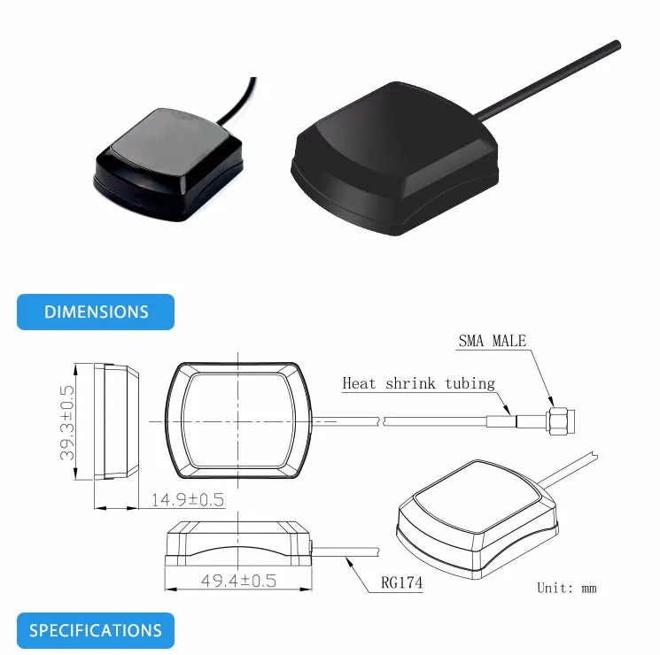 gps active antenna 1575.42mhz