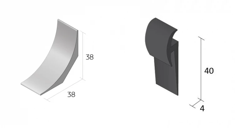 Floor accesspries Factory custom PVC cove and capping