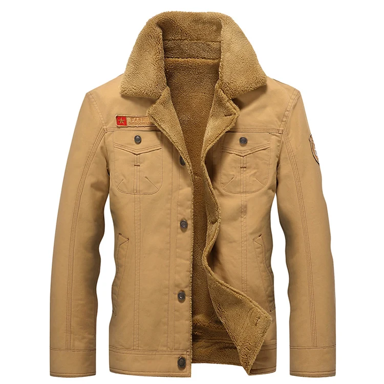 100% Cotton Fabric Fashion High Quality Woodland Winter Men Jacket ...