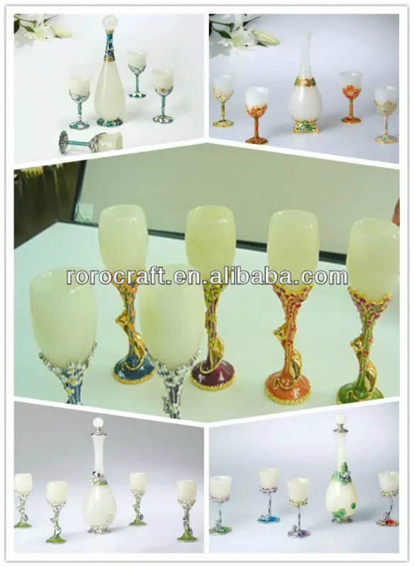 jade wine glasses