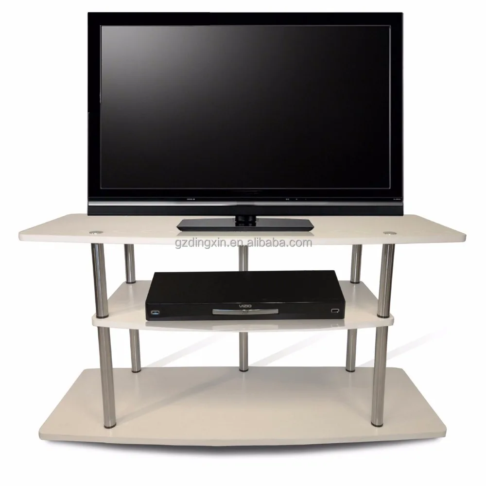 Mdf en gehard glas met zwarte lacqer tv standaard houten kasten ...