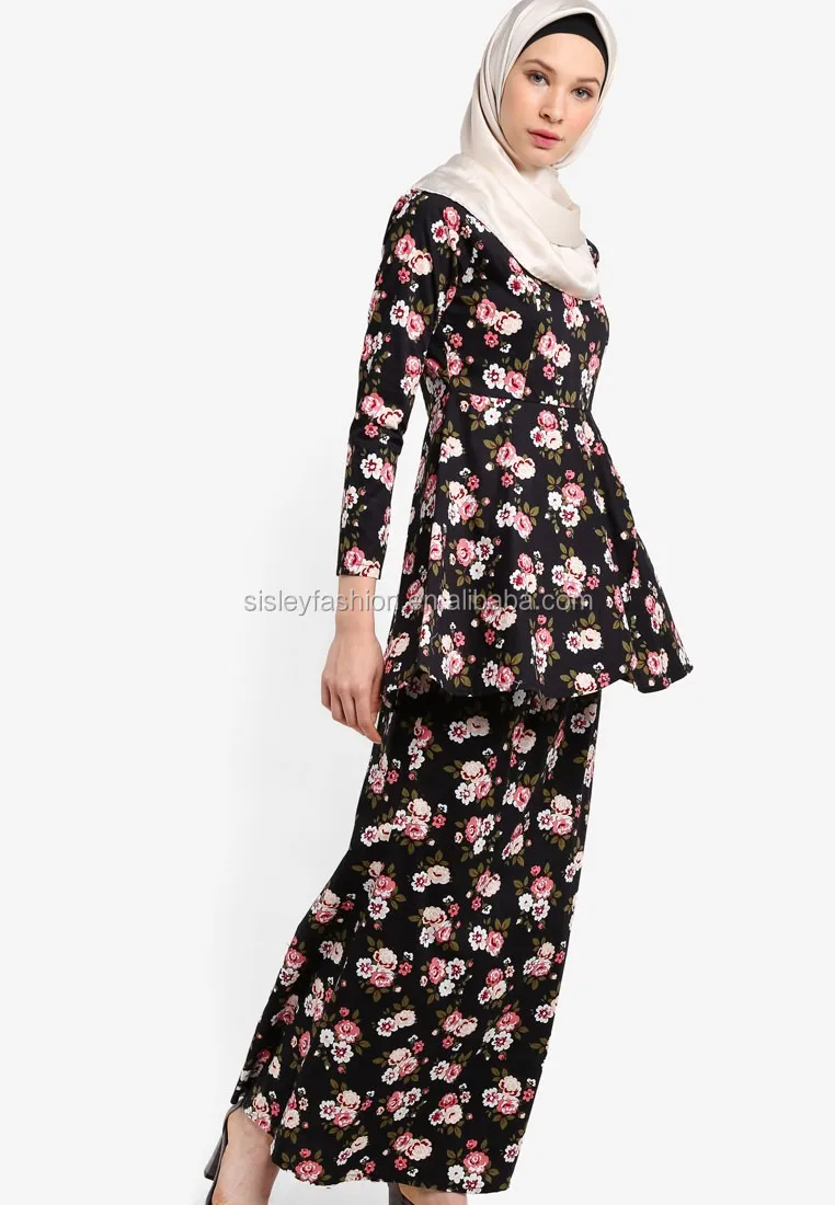 2017 Latest Design Muslim Clothing Baju 