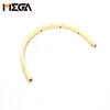 Wholesale custom Handbag Handle Hardware Light Gold Metal Bag Clip Purse Frames