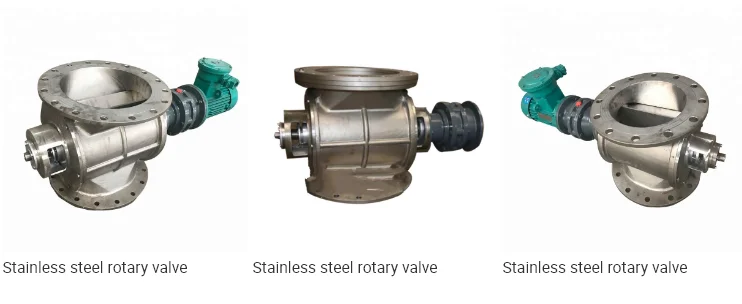 industrial airlock granular discharge valve customized rotary valve casting steel rotary airlock valve