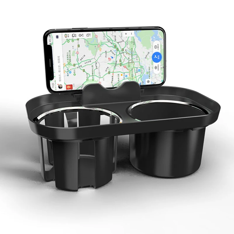 2018 OEM Amazon Seller 360 Rotation Auto Backseat Snack Beverage Car Cup Holder Tray with Phone Stand