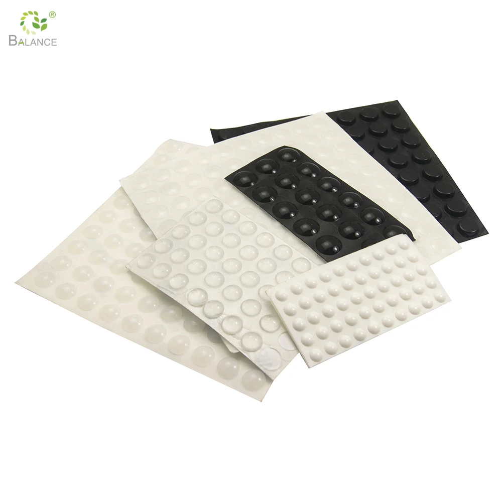 Clear Rubber Feet Adhesive Door Bumpers Pads Sound Dampening