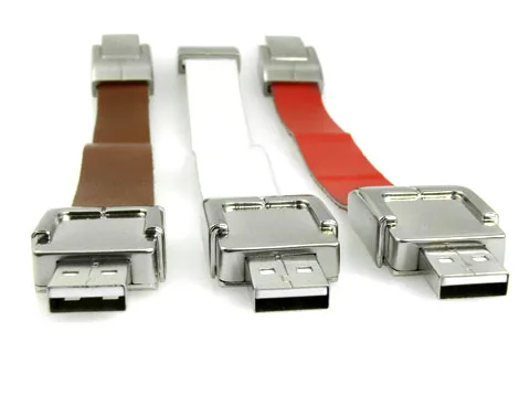 Leather belt custom usb stick 2GB 16GB 64GB usb flash drive 2.0 3.0 - ANKUX.COM