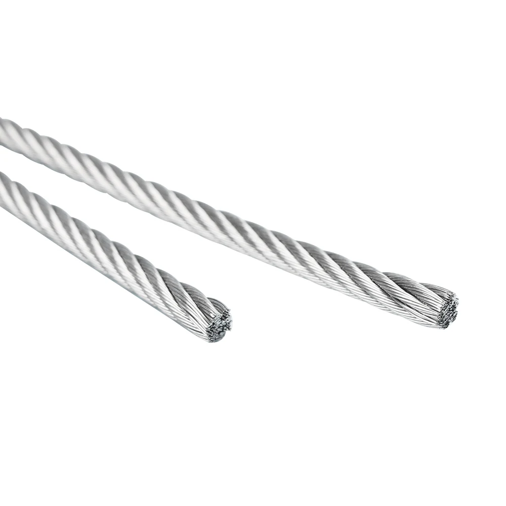 1x7 7 Wire Strand Zinc Coated Galvanized Guy Steel Wire Strand For Rope