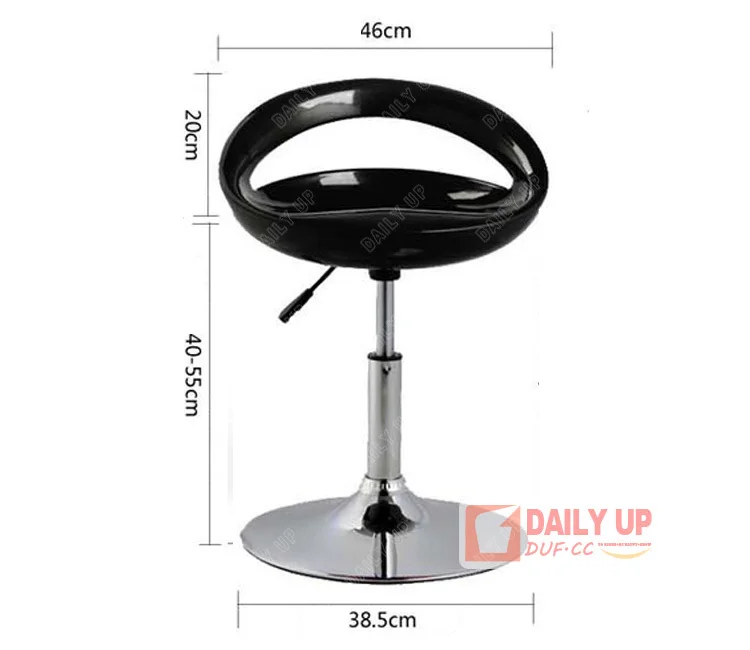 High Adjustable Chair Bar Stool Dining Kitchen Chairs for Home Furniture ABS Bistro Plastic Chairs