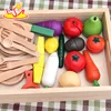 wholesale hot-selling creative wooden cutting food toy W10B147