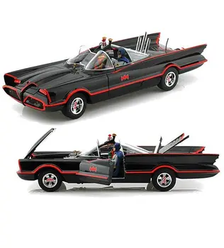 Hot Wheels Elite 1/18 Scale 1966 Batmobile With Batman & Robin Figures ...