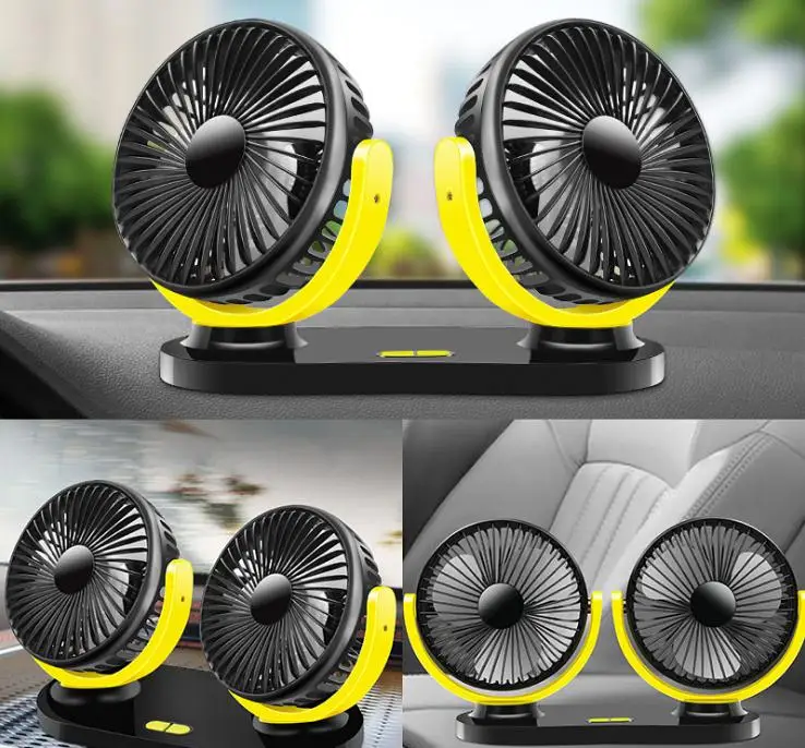 Latest 2019 360 Allround Air Cooling Double Head Dual Interior Car