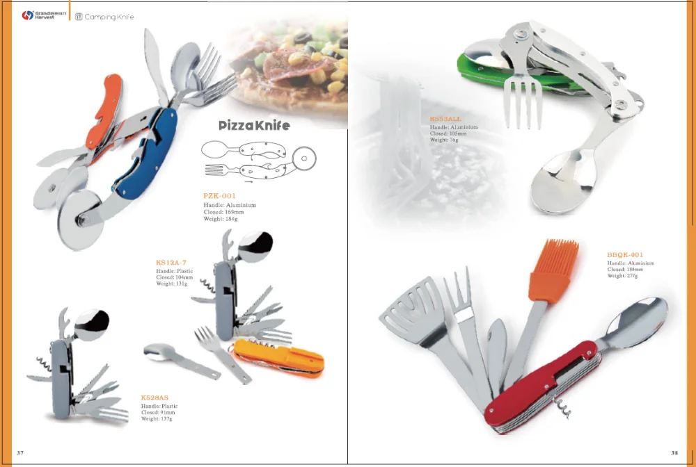 Multifunction Folding Knife Spoon Fork,Portable Folding Knife,Travel