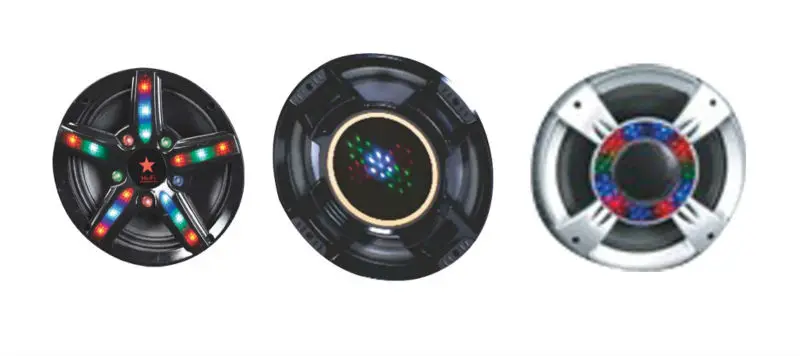 dual 10 inch portable stage speaker with light usb/sd/fm - ANKUX.COM