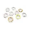 Free Sample 10MM Pearl Metal Prong Snap Button For Garment