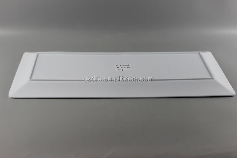 19 inch melamine rectangle tray