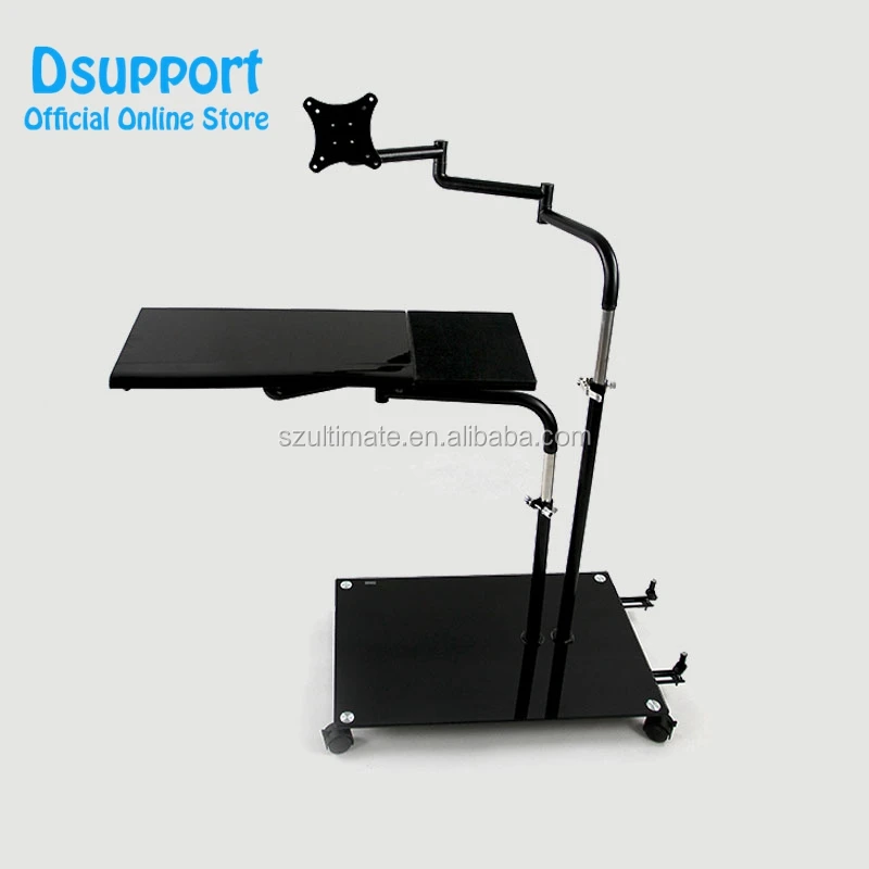 Bedside Moving Laptop Stand Adjustable Sofa Computer Monitor Holder