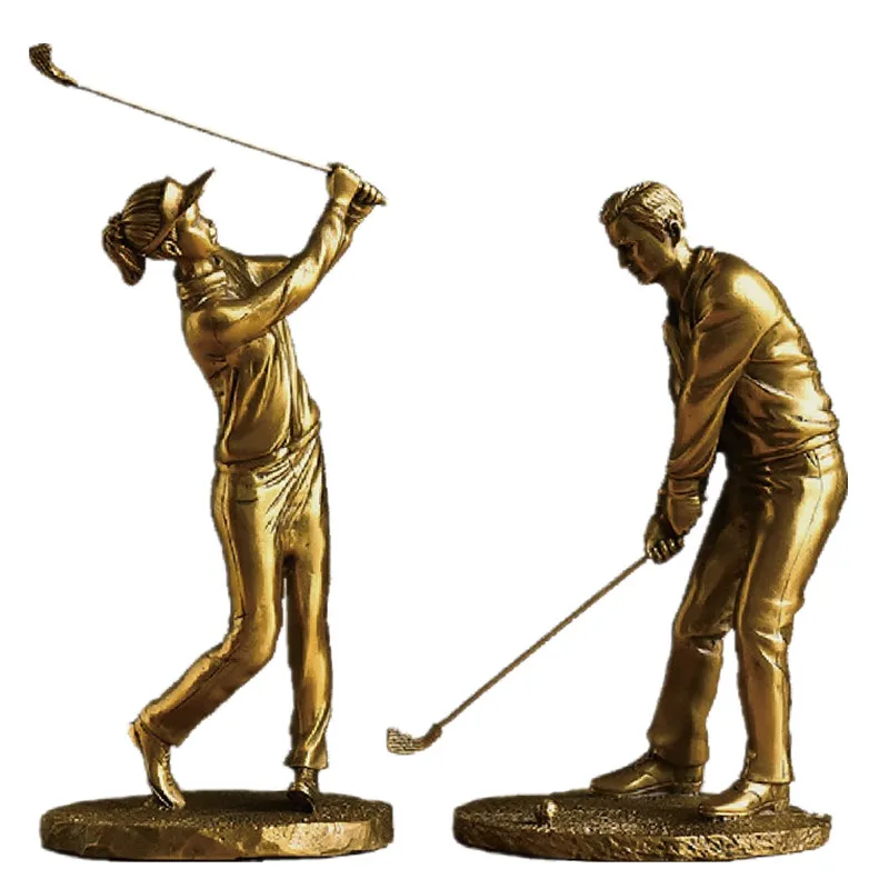 Garden Bronze Life Size Boy Golfer Statue For Decoration Buy Life