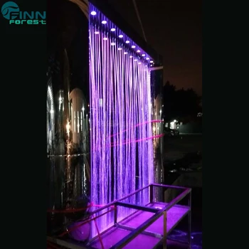 Hotel Decorative Water Curtain Indoor Artificial Wall Waterfall Fountain