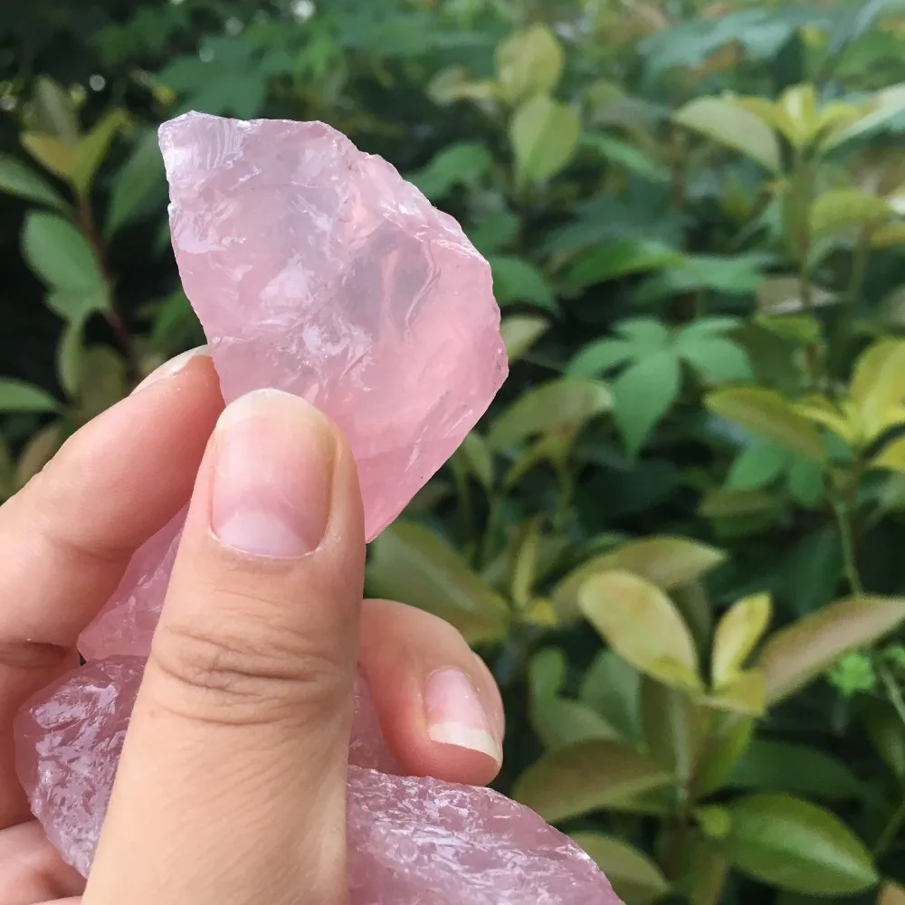 aaa   优质天然玫瑰石英粗糙宝石玫瑰石英