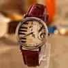 New watch wholesale retro note piano keys dial leather watch men and women fashion brand watches