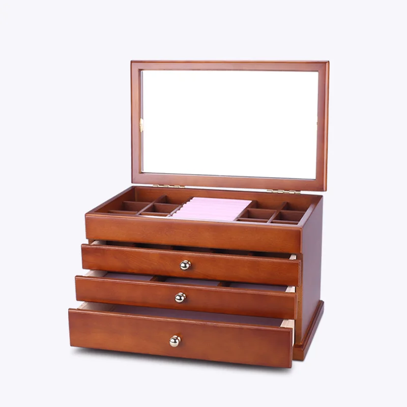 Wholesale Cheap Jewelry Necklace Boxes Wooden Jewelry Box For Gift