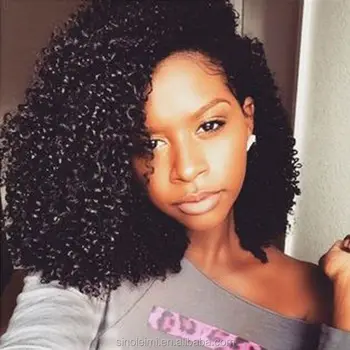 Cambodian Curly Virgin Hair Bundles Afro Kinky Curly Human Hair