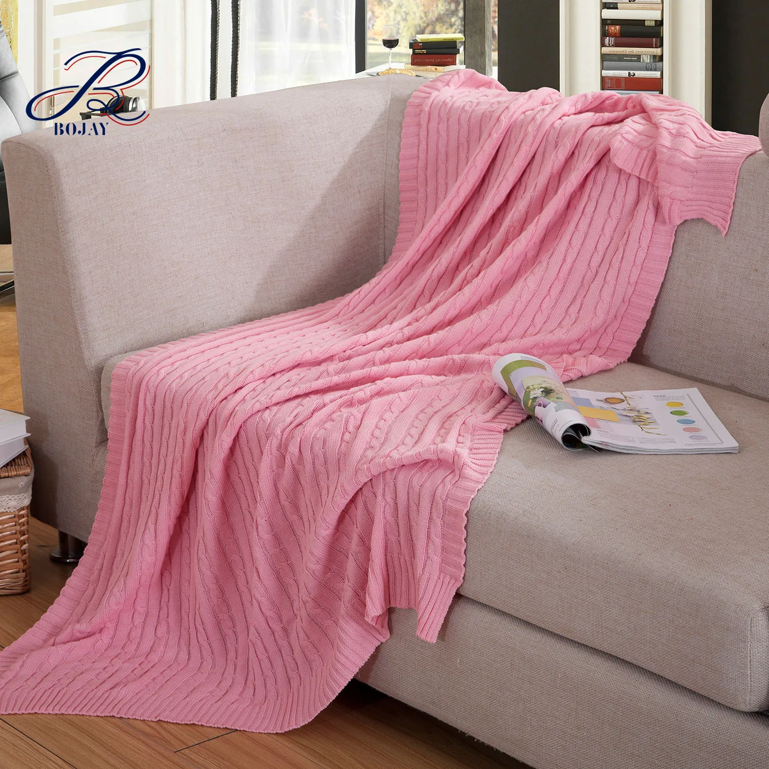 100 Cotton Knitting Baby Blanket Summer Children Sleep Cheap Blanket