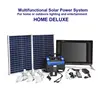 PAY AS GO off grid complete solar power home lighting system for home power with solar TV and fan