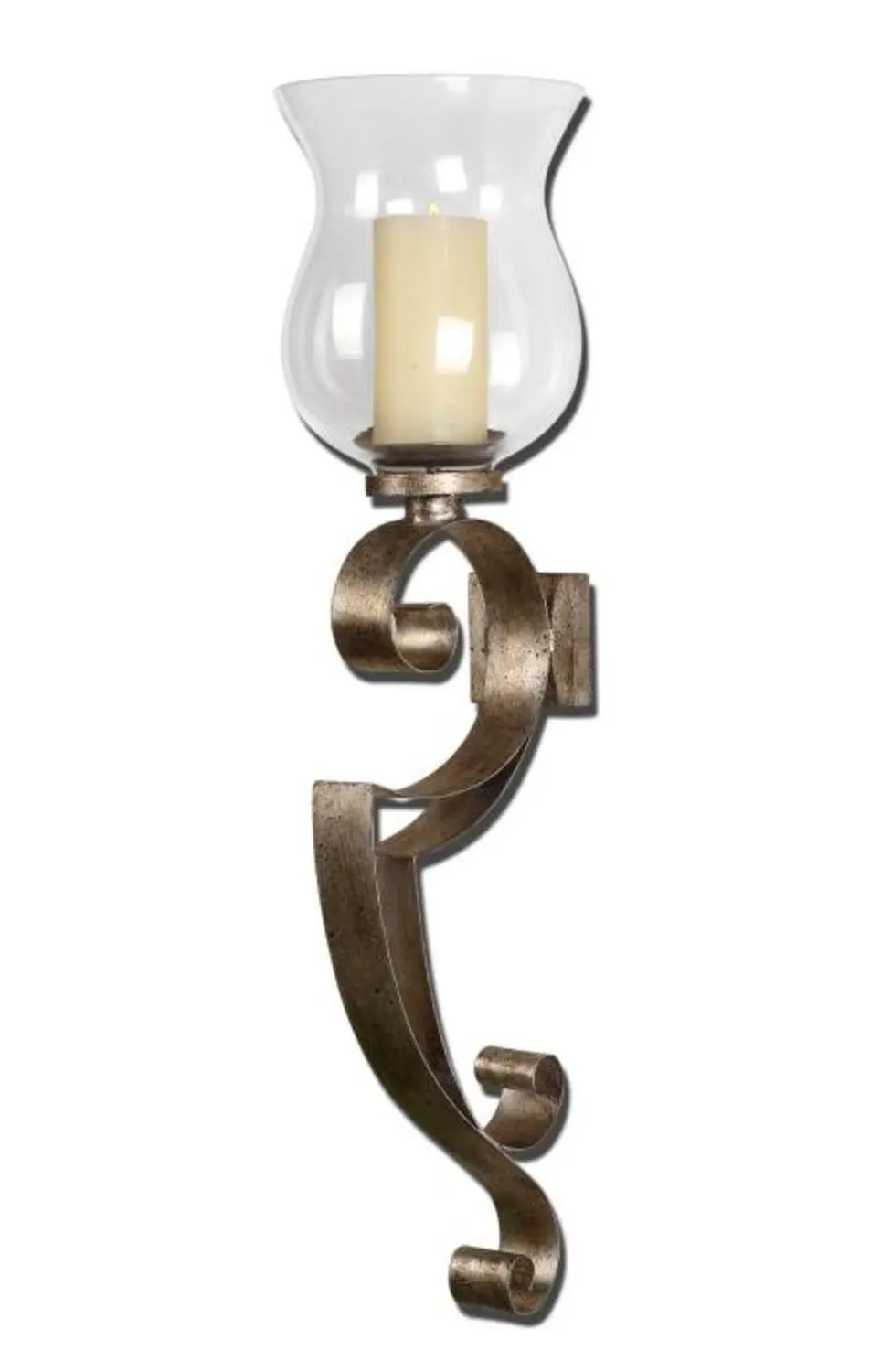 Silver Candle Wall Sconce Find Get Quotations 23 Antiqued Silver Champagne Hurricane Candle Holder Wall Sconce With