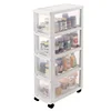 plastic mini drawer,drawer divider kitchen,2 layers plastic storage drawers